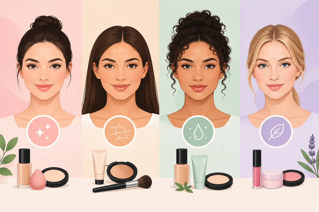 Guía de maquillaje según tipo de piel sin errores