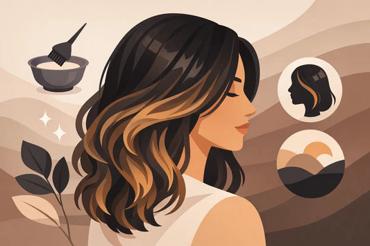 Balayage en cabello oscuro: qué favorece
