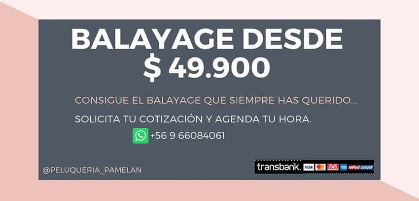 Balayage precio oferta